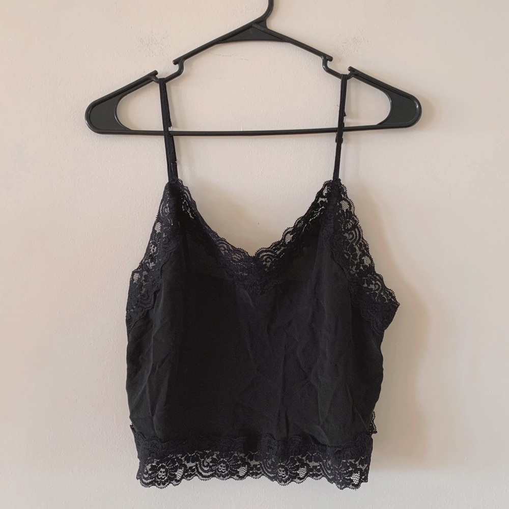 Auguste lace crop cami